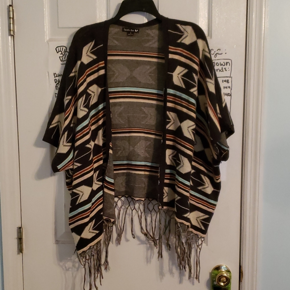Boutique Tribal print cardigan